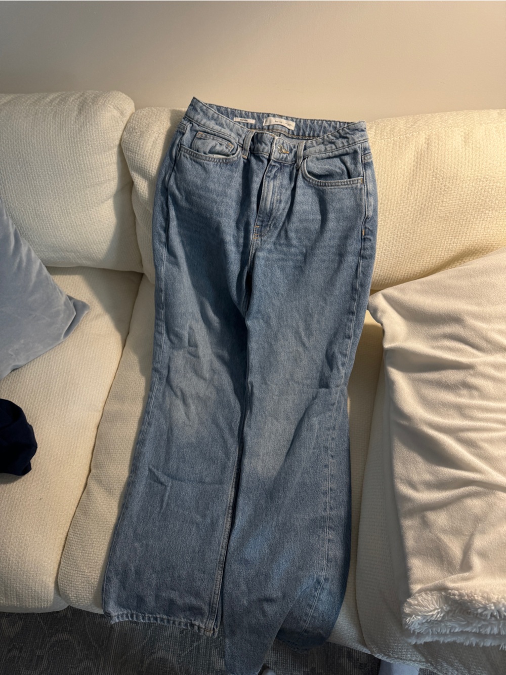 Mango Light Blue Women's Jeans